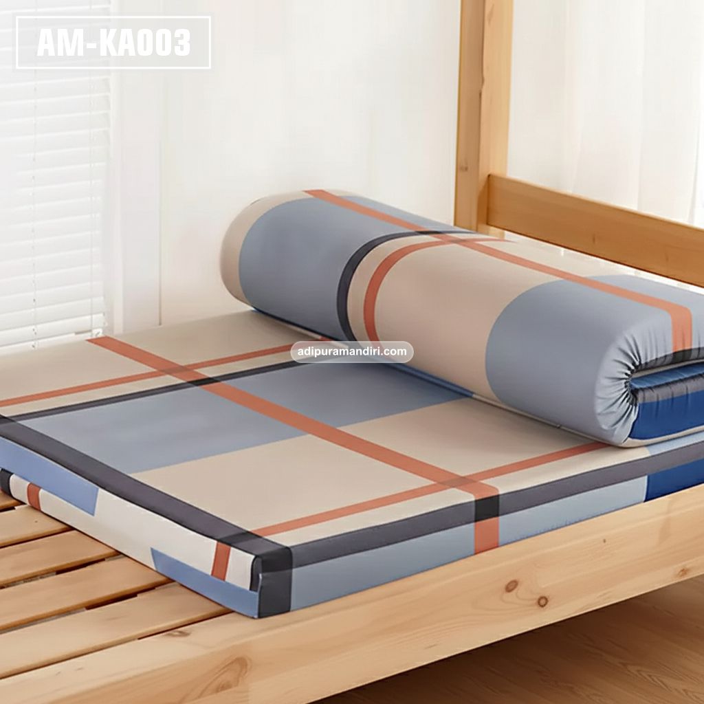 AM-KA003– Classic Tartan Foam Mattress (Kasur Busa Tipis / Matras Ranjang Tingkat) - Image 3