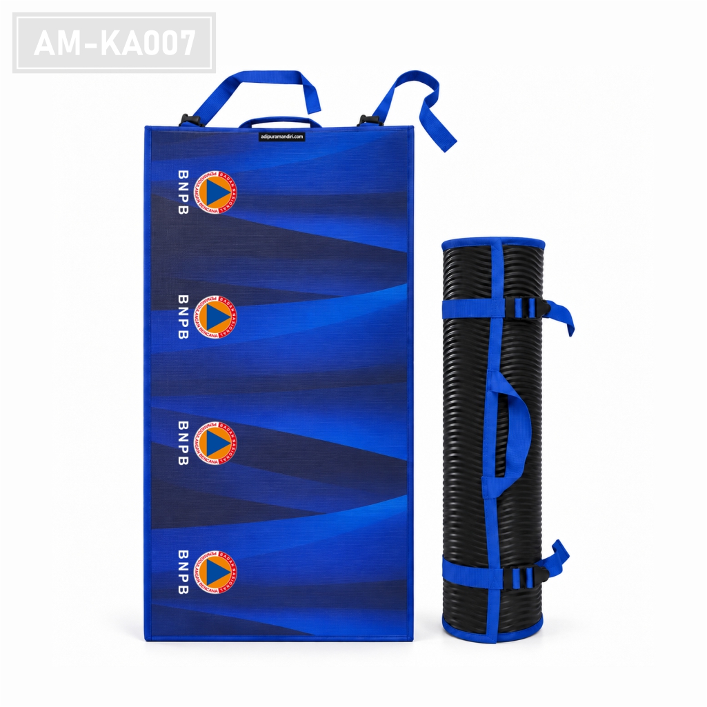 AM-KA007 - Matras Gulung BNPB (Blue)