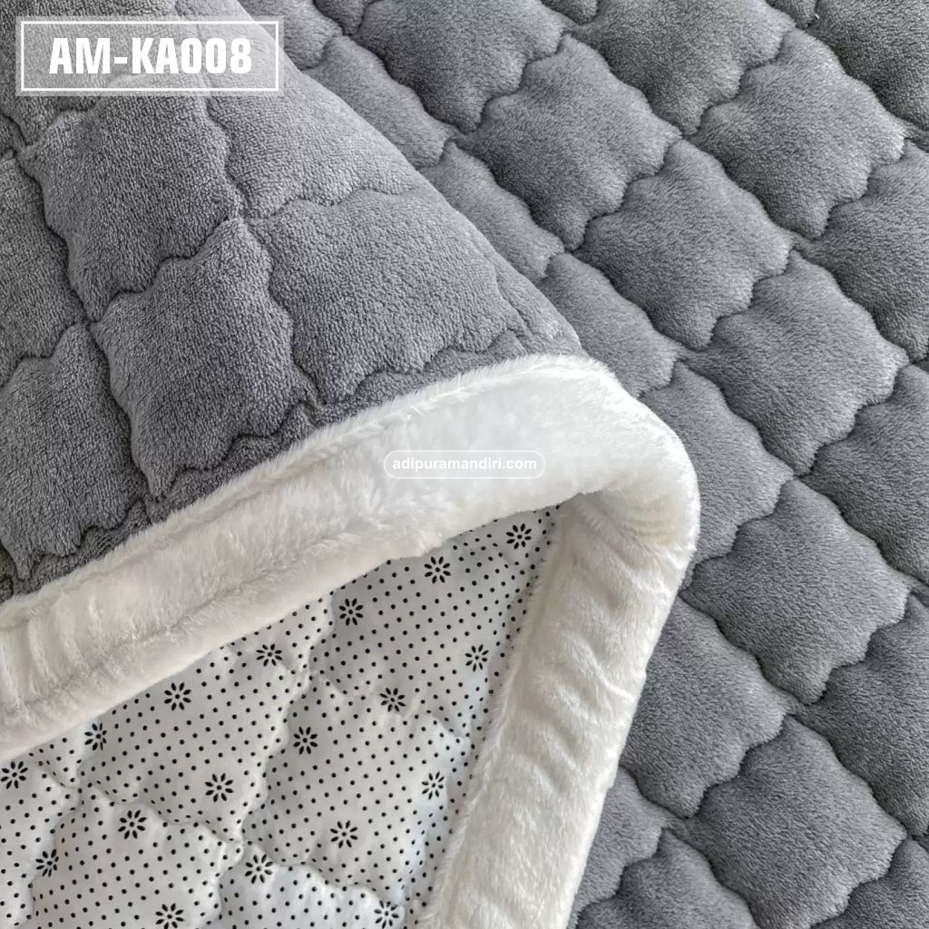 AM-KA008– Cozy Plush Velvet Mattress Topper (Pelapis Kasur Bulu Premium) - Image 4