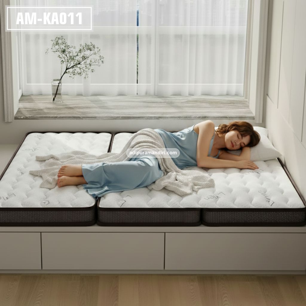 AM-KA011– Premium Tri-Fold Space-Saving Mattress (Kasur Lipat Tiga Ergonomis) - Image 2