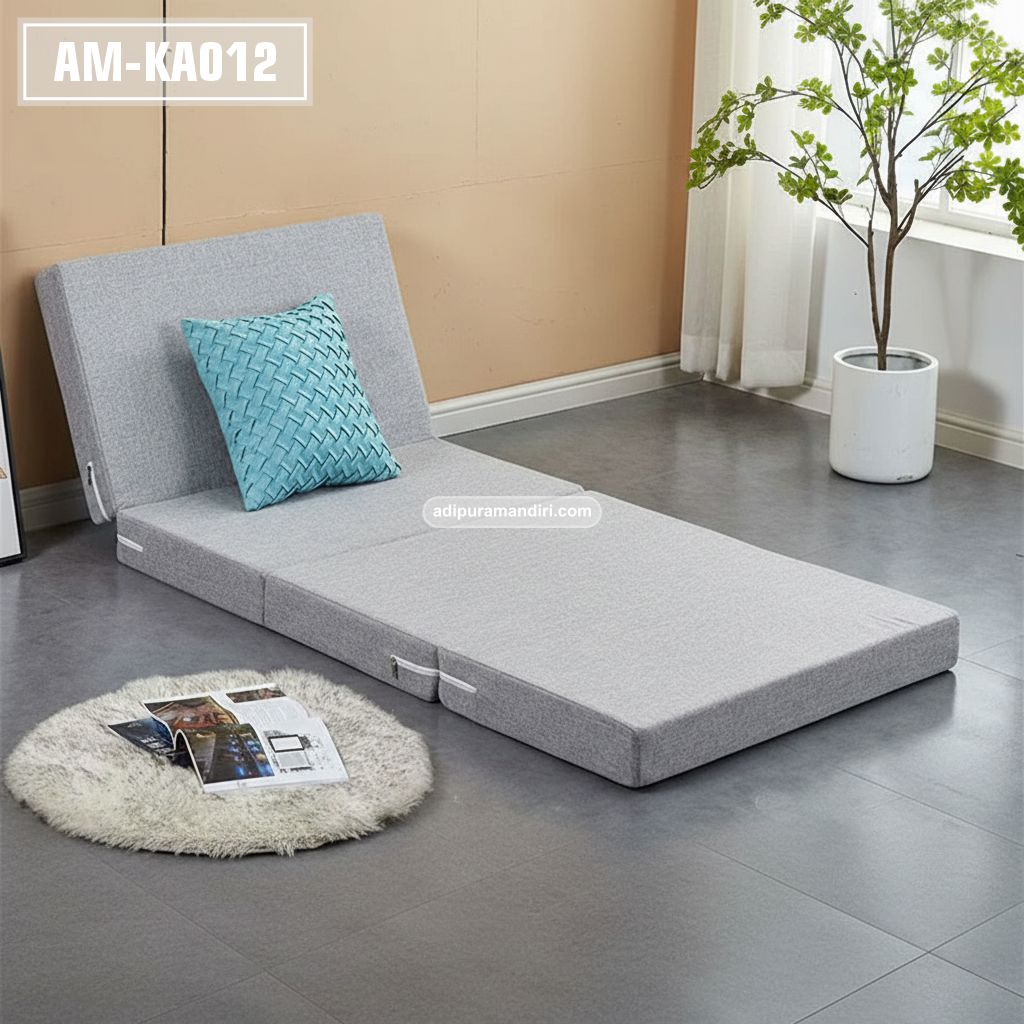 AM-KA012– Scandinavian 4-in-1 Foldable Sofa Bed (Kasur Lipat & Sofa Lantai Multifungsi)